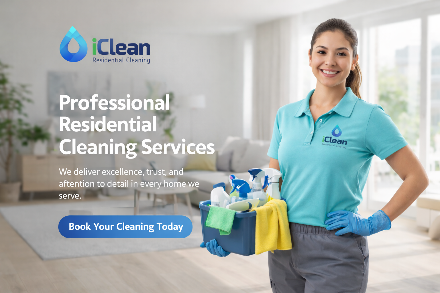 iClean professional team in action